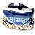 Arvenkissen Herzmotiv Blau 30 x 30 cm Offen