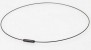 Phiten Halskette Rakuwa Wire Air Schwarz 50 cm
