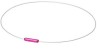 Phiten Halskette Rakuwa Wire Air Pink 40 cm