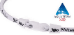 Phiten X50 Halskette Weiss Grau